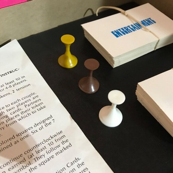 Compatibility Board Game Couples Party Vintage 1974 Reiss Games Retro Design - Picture 4 of 10